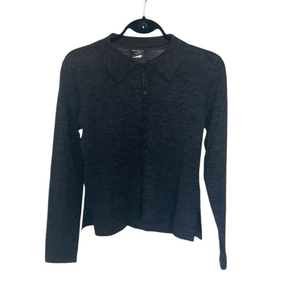 Polo Jean Co Wool Long Sleeve Classic Polo - Picture 4 of 8